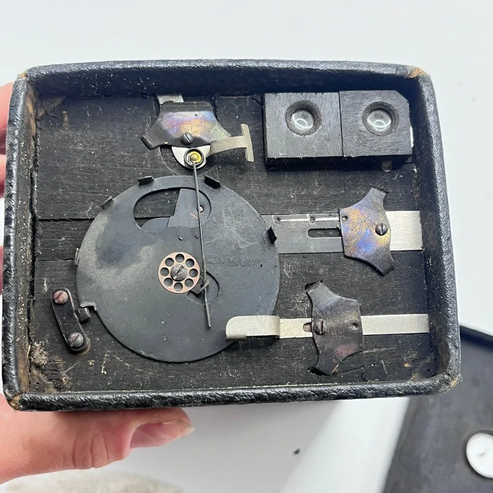 Antique Black Box Camera Vintage Photography Decor Untested Collector Item